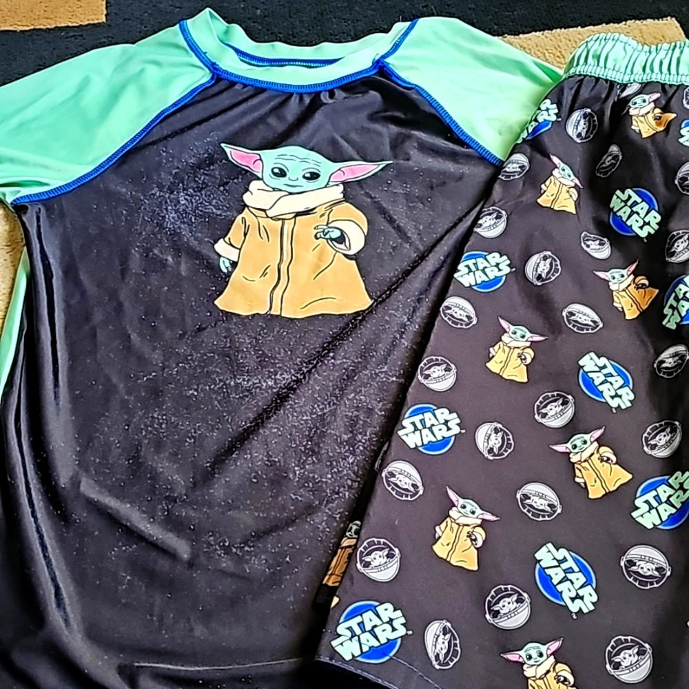 Baby yoda boys swimsuit